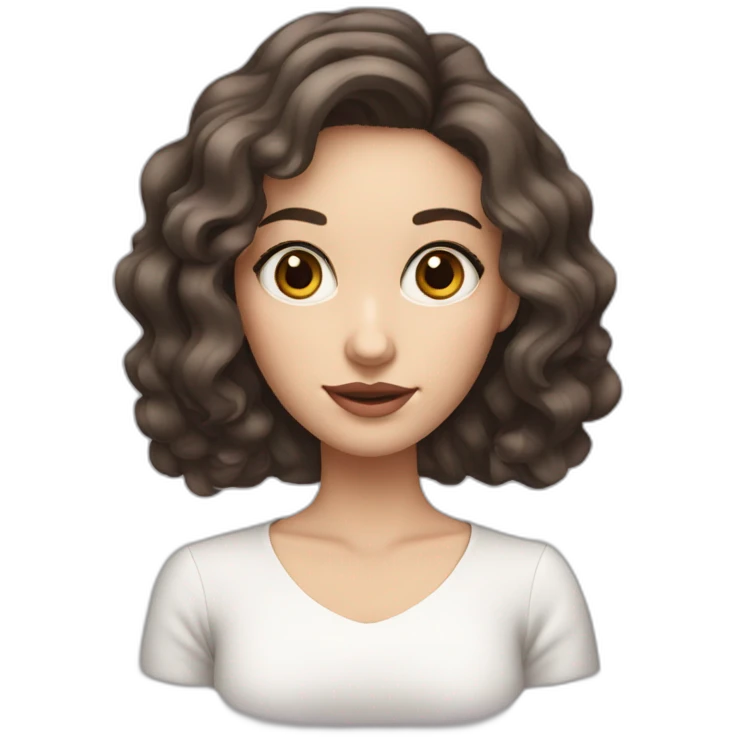 white-woman-with-dark-brown-wavy-medium-hair-big-eyes-and-eyelashes emoji