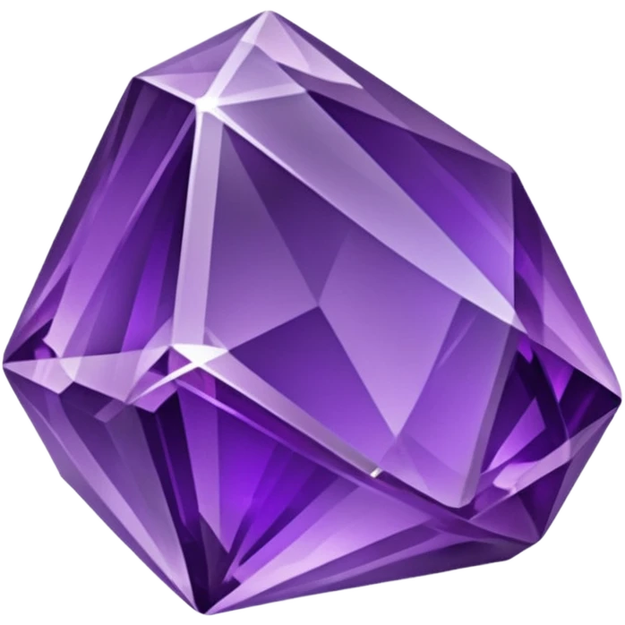 Amethyst crystal rock emoji