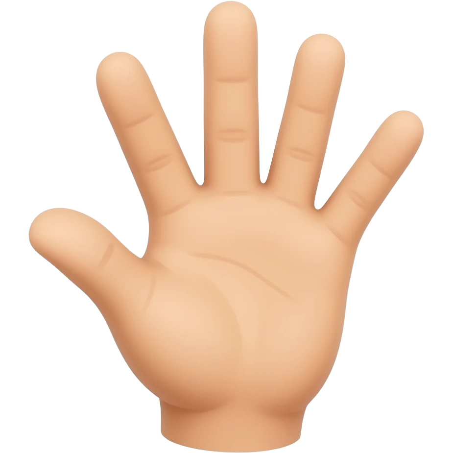 3 finger emoji