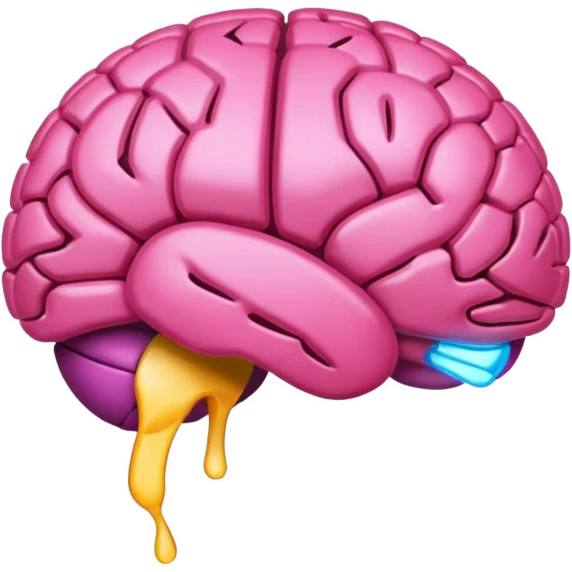 hazlo rosita mas estetico como el emoji del cerebro y ya emoji