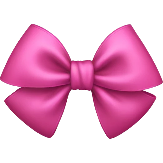 coquette bow emoji