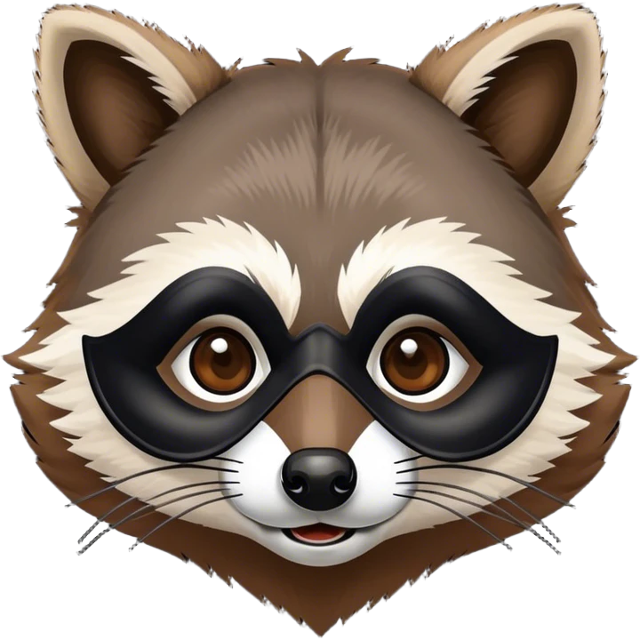 A trash panda emoji