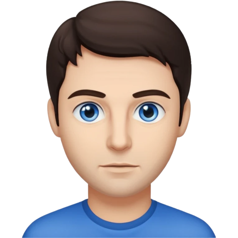 Tony Ward (b.1963) with dark brown hair emoji