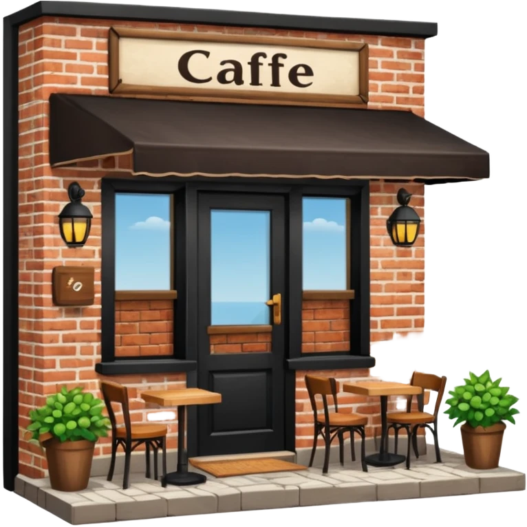 tienda por fuera de café ARUA emoji