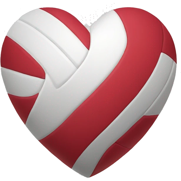volleyball heart emoji