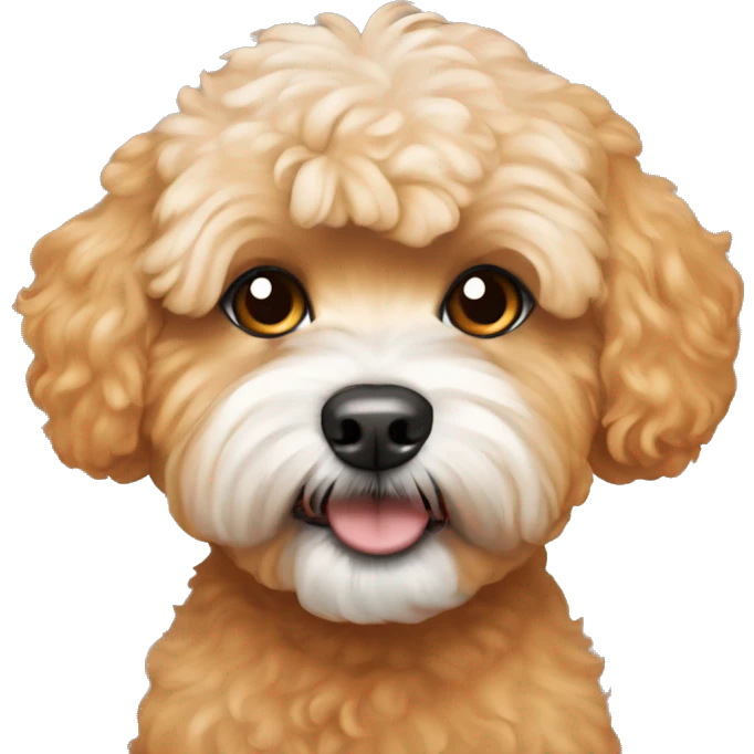 Orange maltipoo emoji