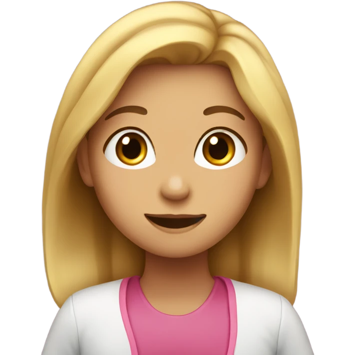 Girl saying you’re the best emoji