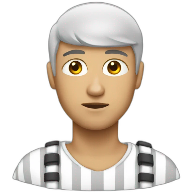 white prisoner emoji