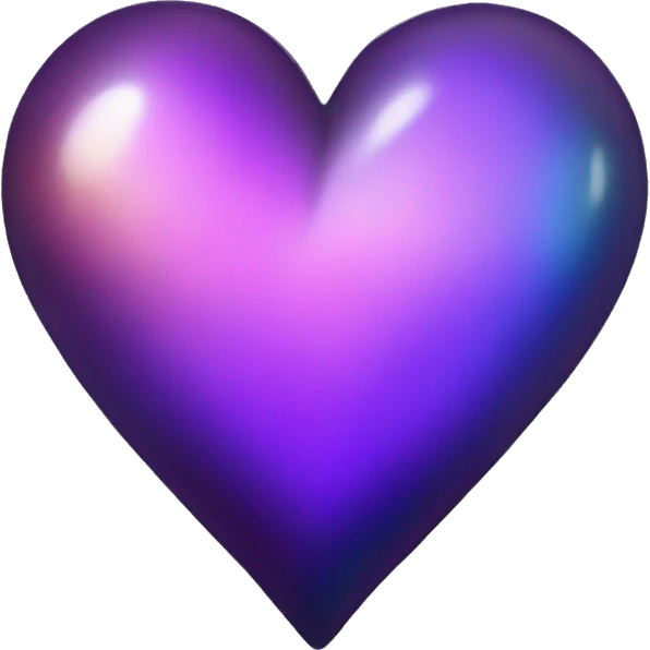 dark iridescent scale heart emoji