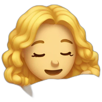 Angèle-sleep emoji