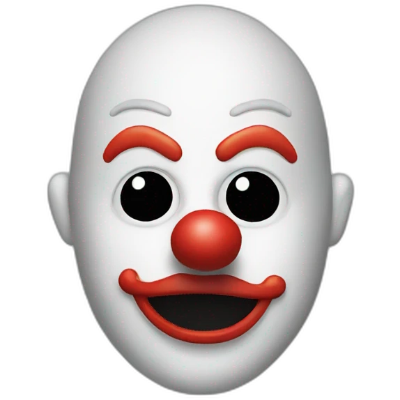 Clown mask emoji
