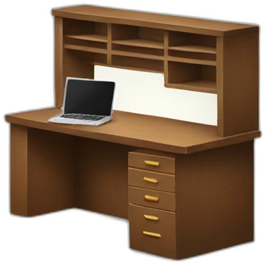 Neat desk emoji