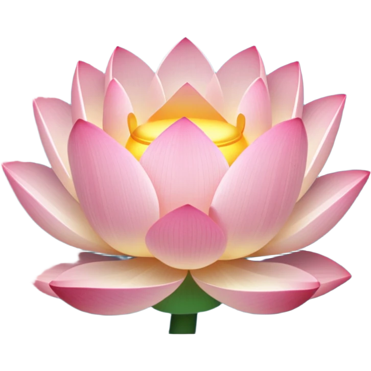 lotos emoji, a slight glow
acceptable сolors: #7da2d1 #F4EDE2 #AFC9E8 emoji