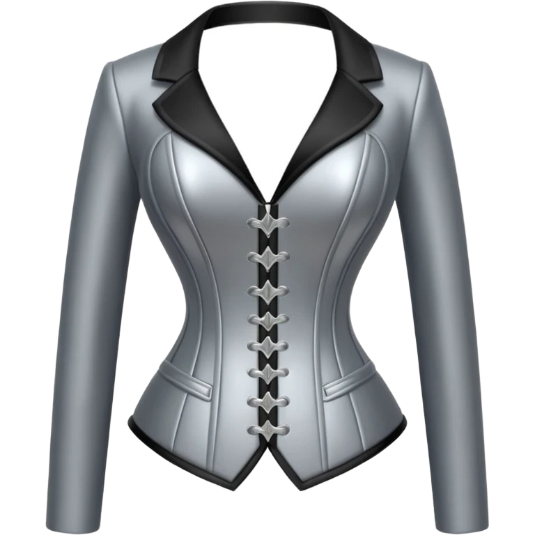 thick steel corset-blazer emoji