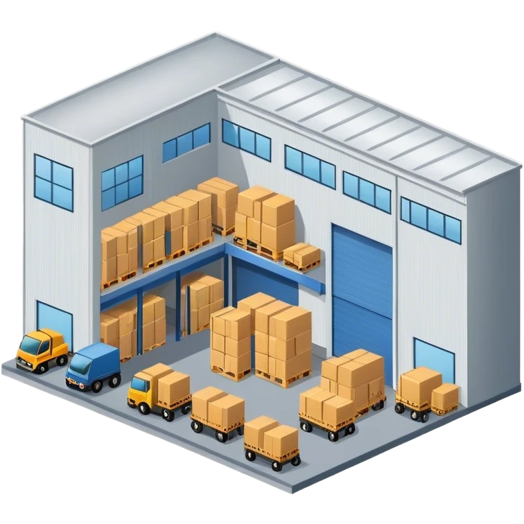 large warehouse emoji