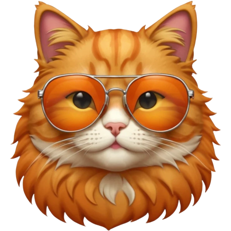Cat wearing sunglasses emoji