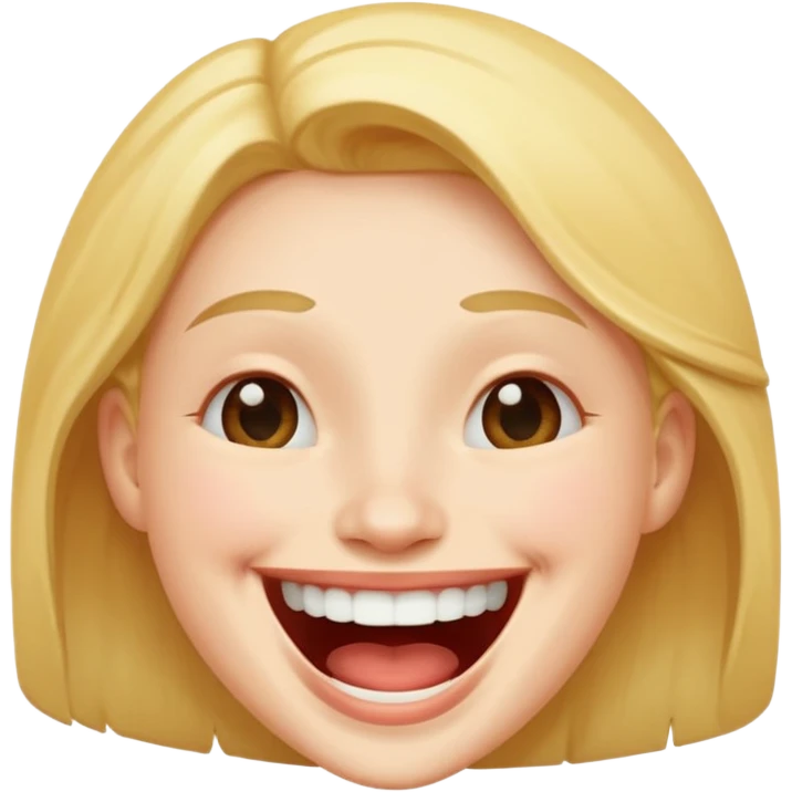 A face laughing emoji