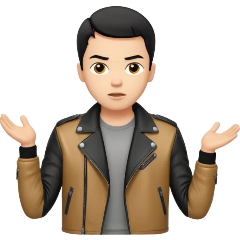 cool men person shrug pose emoji