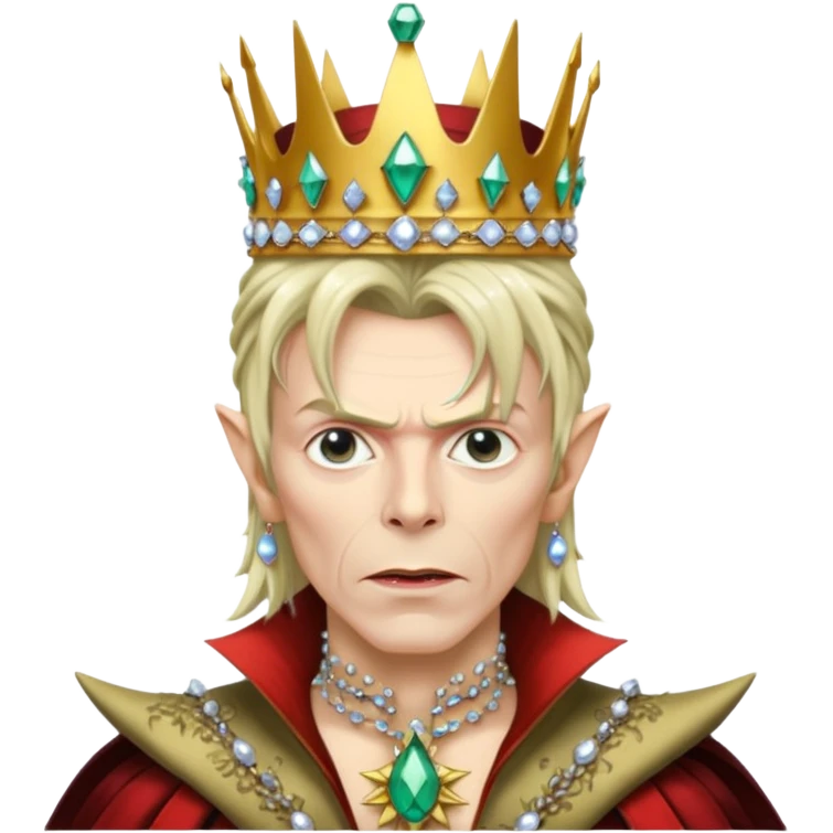 David bowie as the goblin king emoji