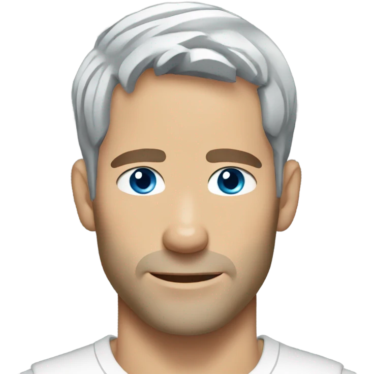 Paul Walker blue eyes grey hair  emoji