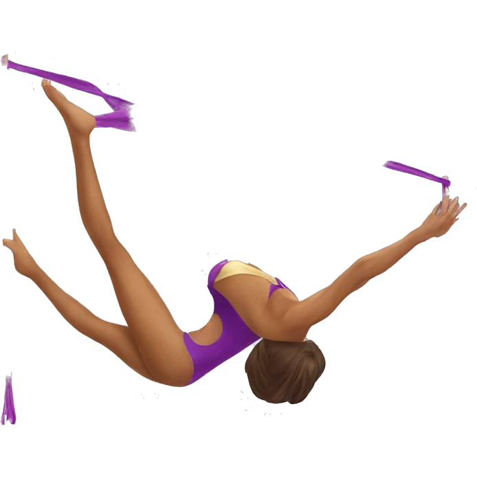 Aerial silks emoji
