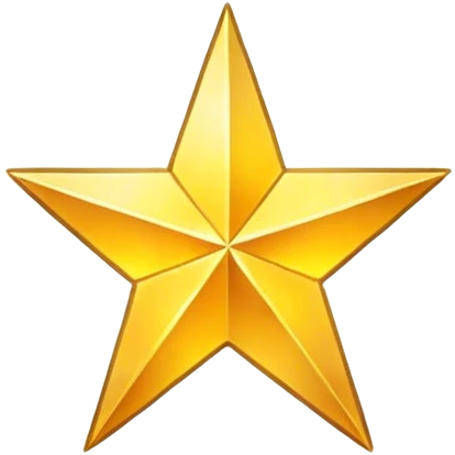 A pixel-art golden star with a bright, glowing outline. The pixel style is crisp, colorful, and reminiscent of classic video game icons. emoji
