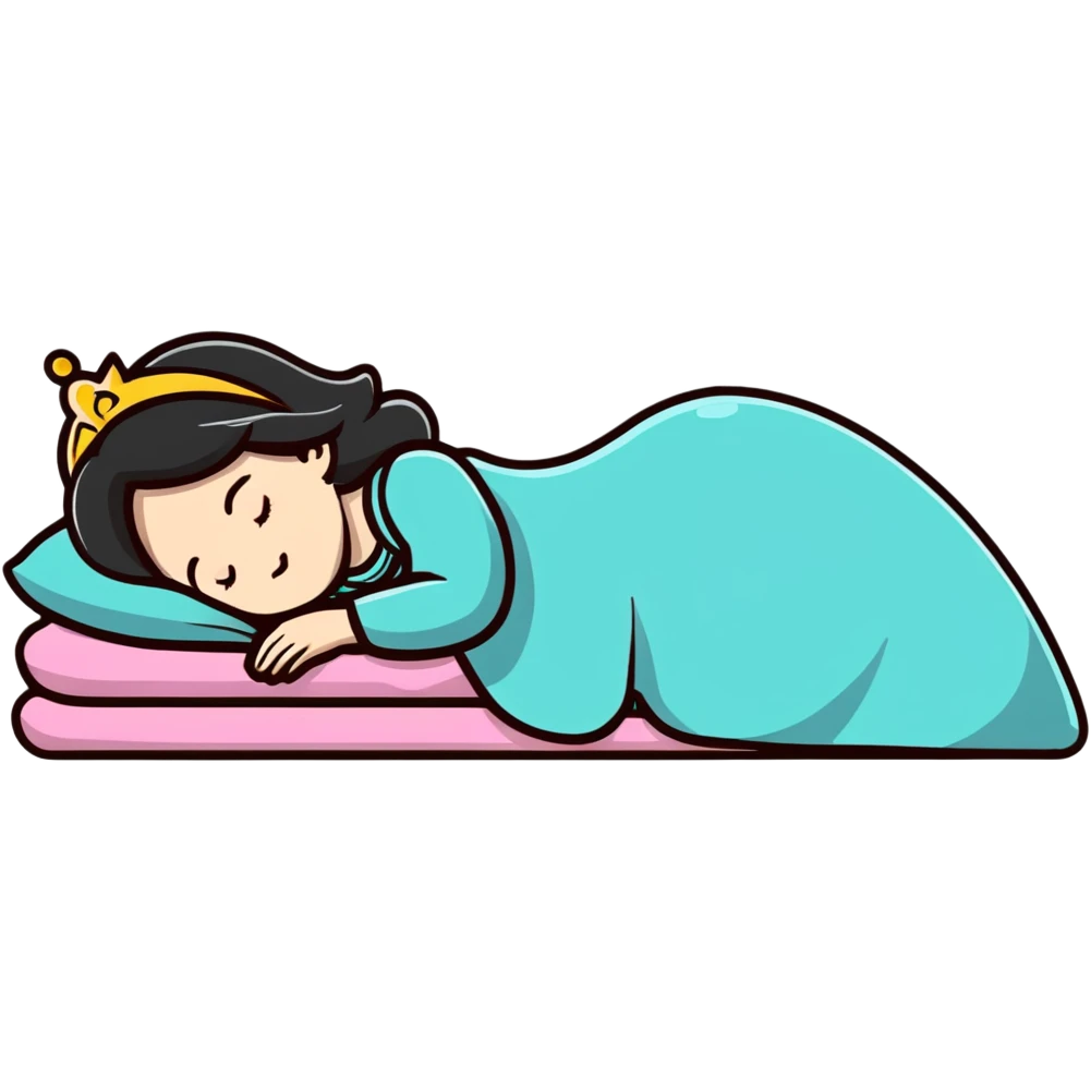 sleeping princess emoji