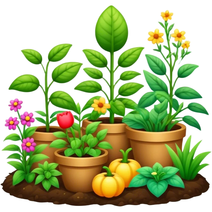 organic garden  emoji