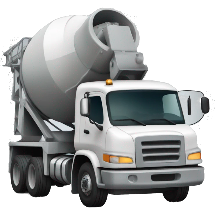 cement mixer truck emoji