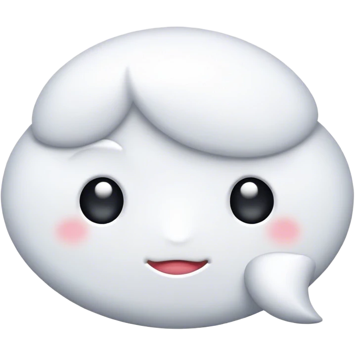 White piwder emoji