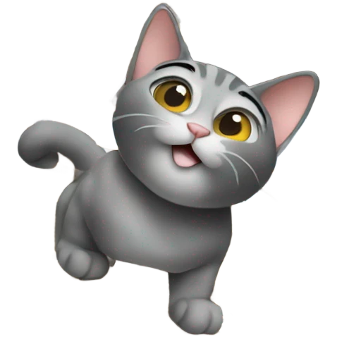 cat climbs the eiffel tower emoji