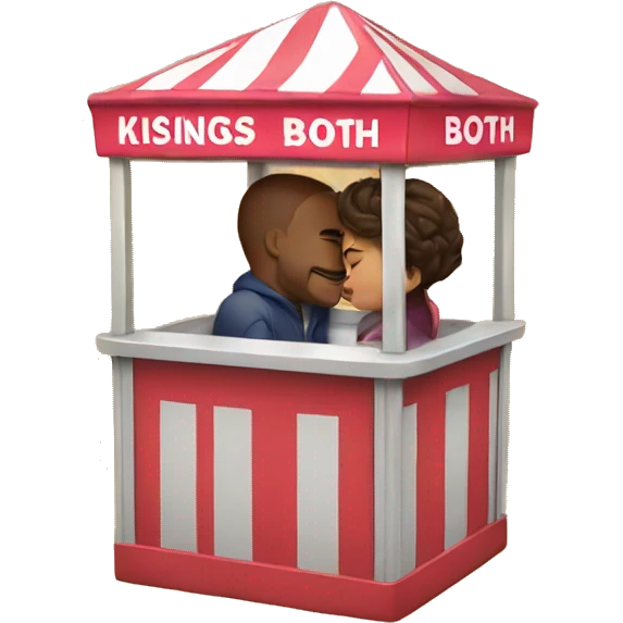Kissing booth emoji