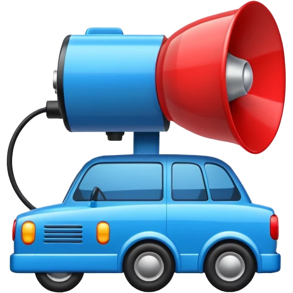 SIRENA DE CARRO DE POLICIA  emoji