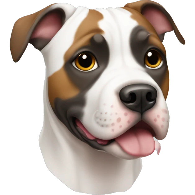 Tricolor pitbul emoji