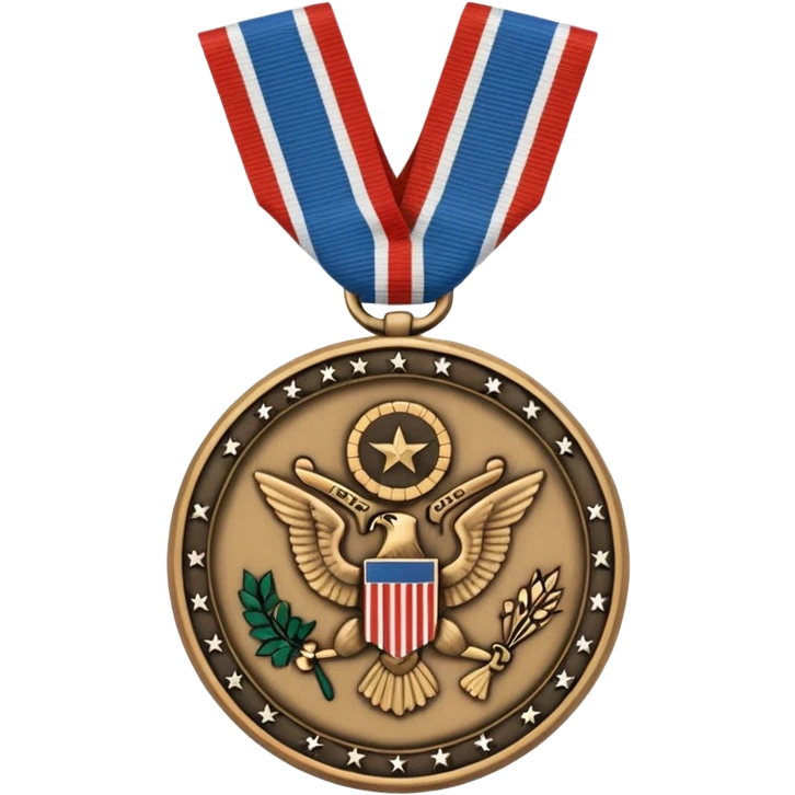 U.S. military medal emoji