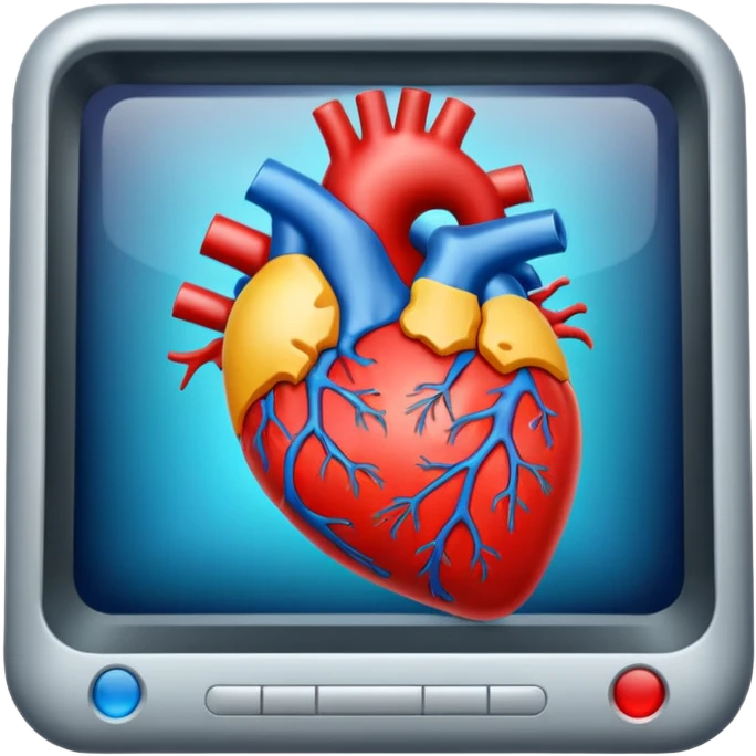 Cardiovascular ultrasound emoji