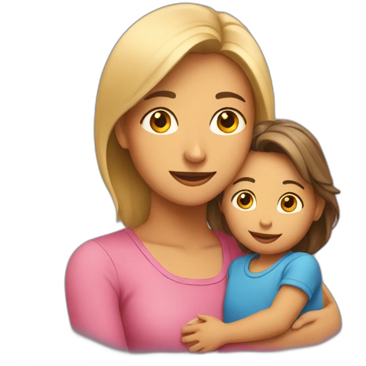 A mother and a child emoji