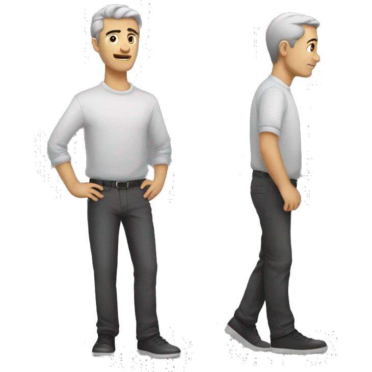 серый грустный хомяк с бантиком  emoji