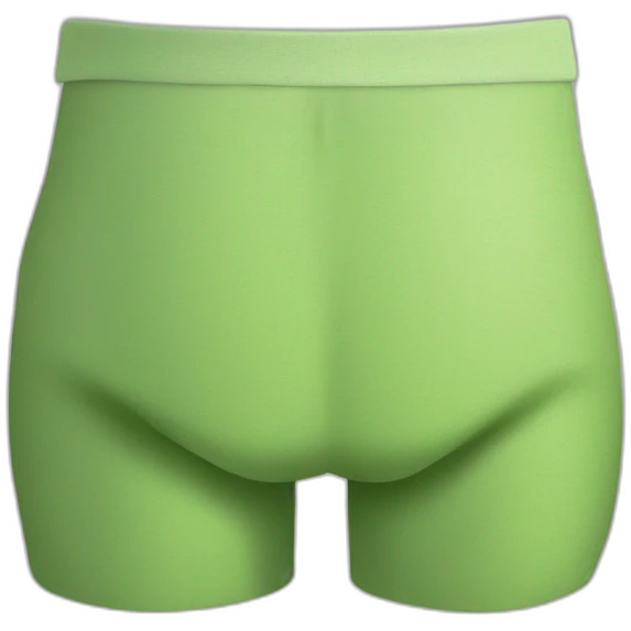 Hulk Buttocks Underpants emoji