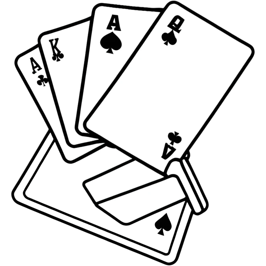 poker hand with cards emoji