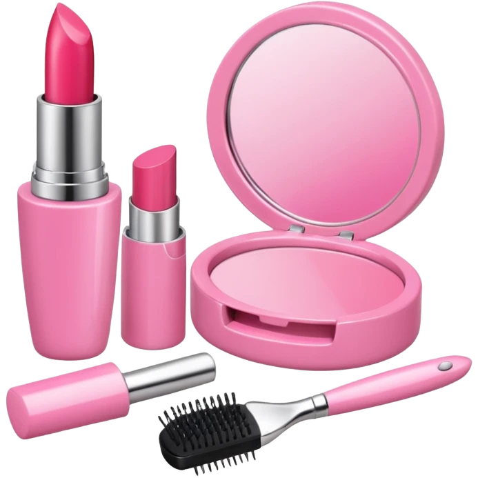 Girly stuff pink emoji