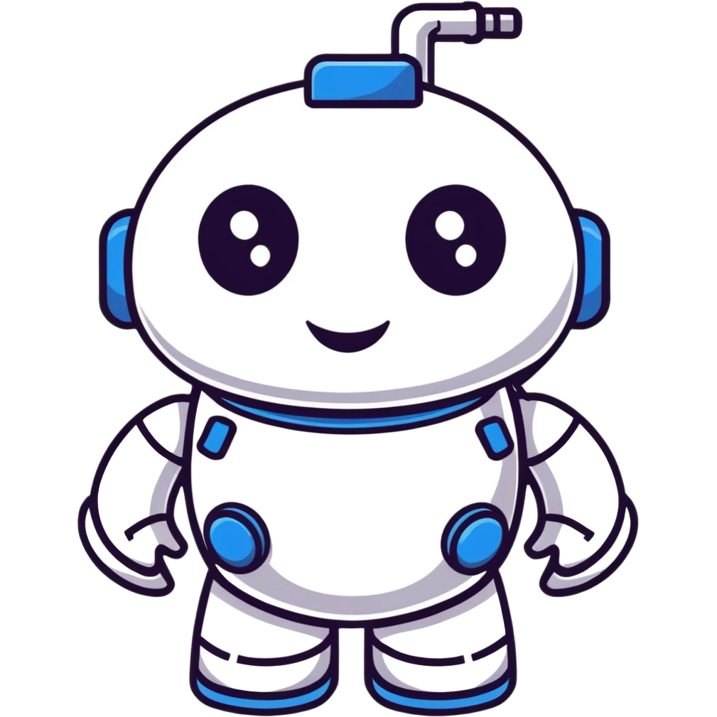 smiling AI robot emoji