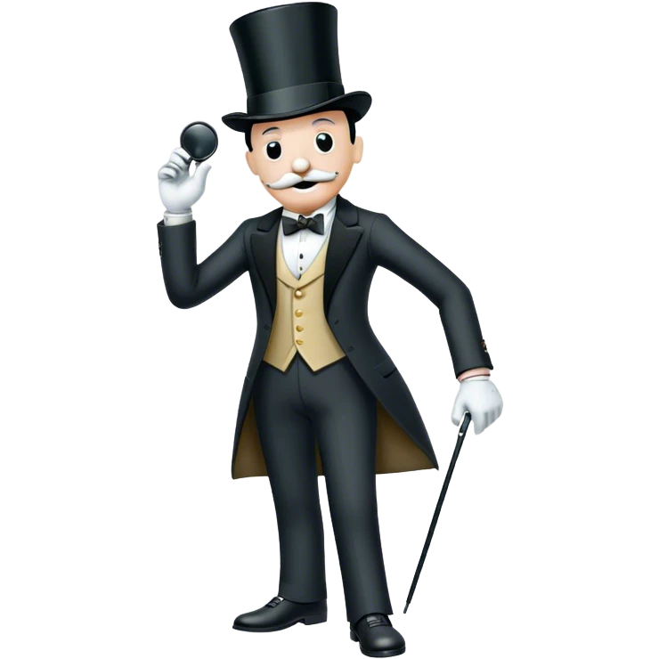 Monopoly man full heigght emoji