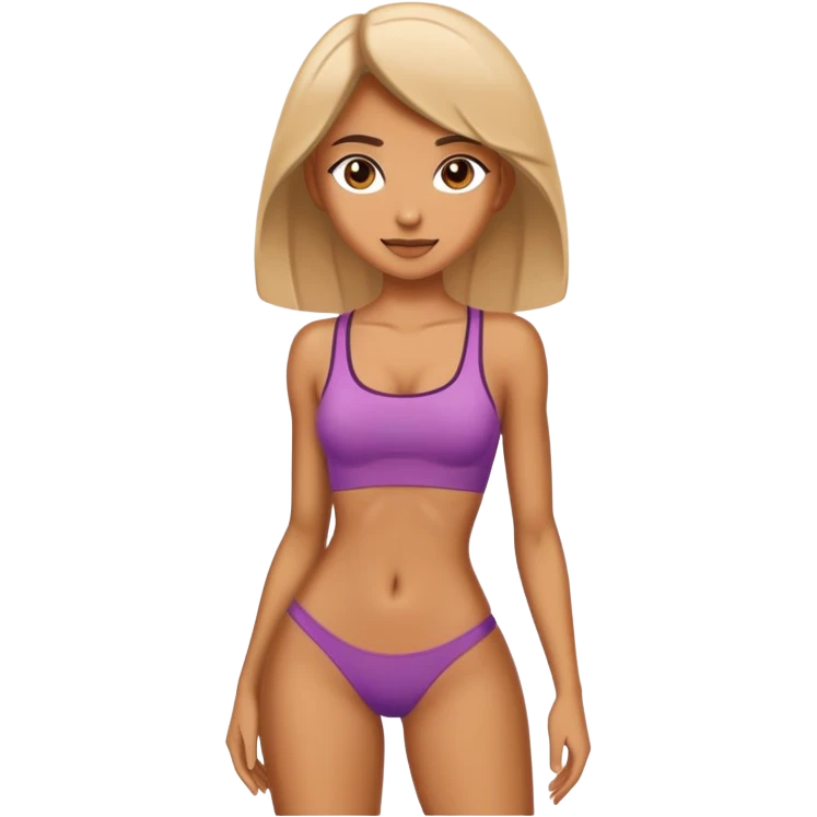 slim toned body emoji