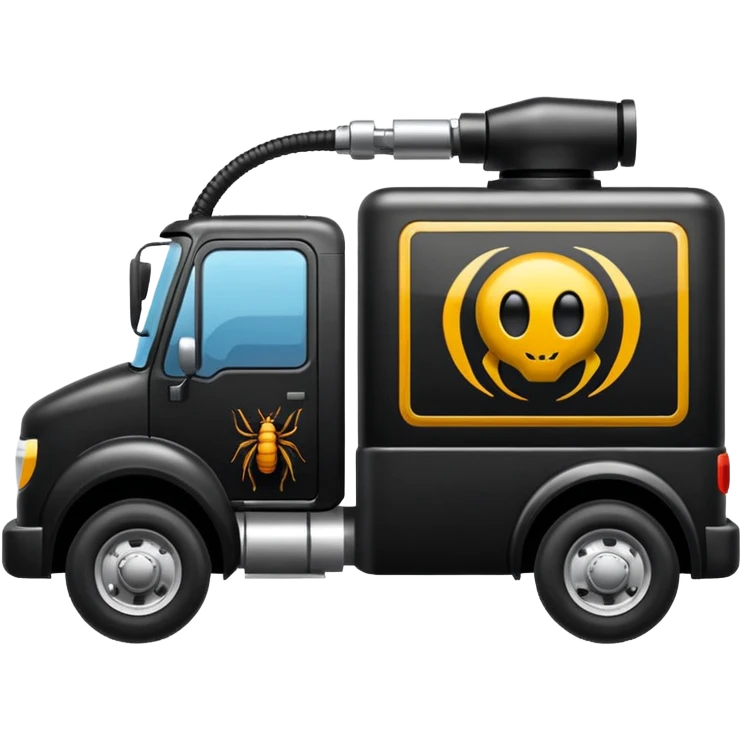insecticider truck black emoji