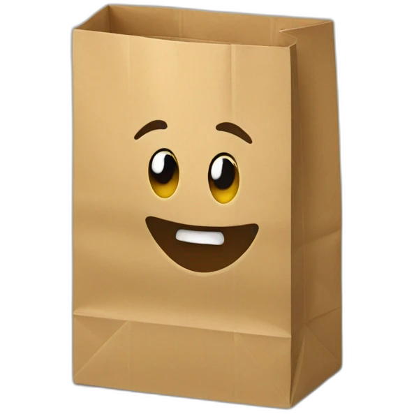 paper grocery bag emoji