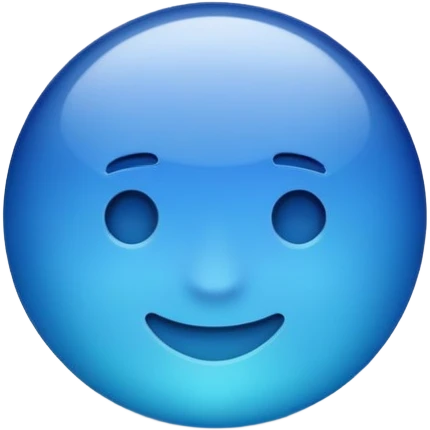 blue emoji