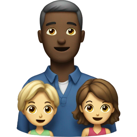 man explaining to woman conversation emoji