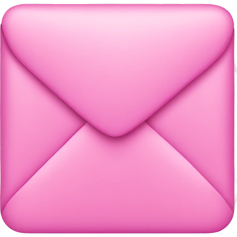 Pink letter v emoji