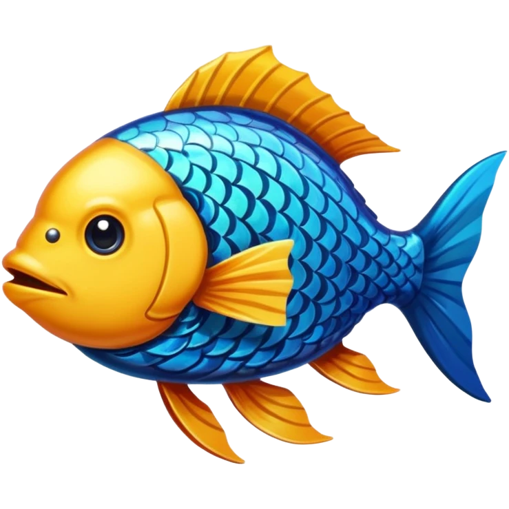 Hoizontally Rotating Fish emoji